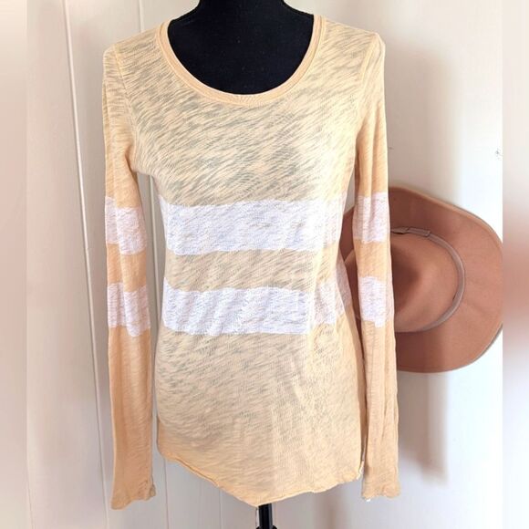 ATM Anthony Thomas Melillo Stripe Top Quiet Luxury Preppy Light Academia XS - Picture 3 of 12